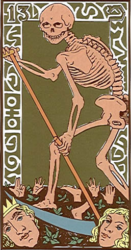 tarotkaart no-13 de dood