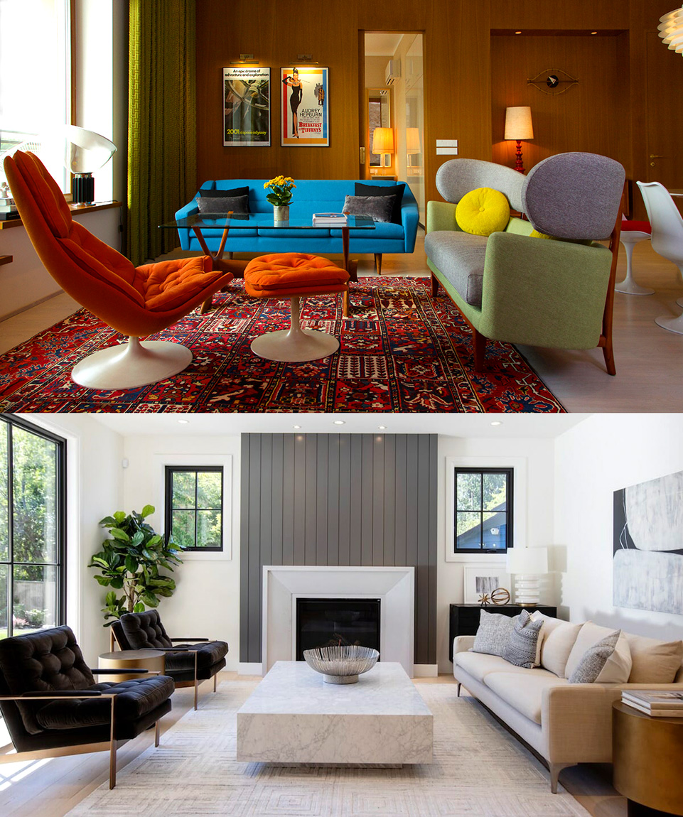 interieur 1970 en 2023